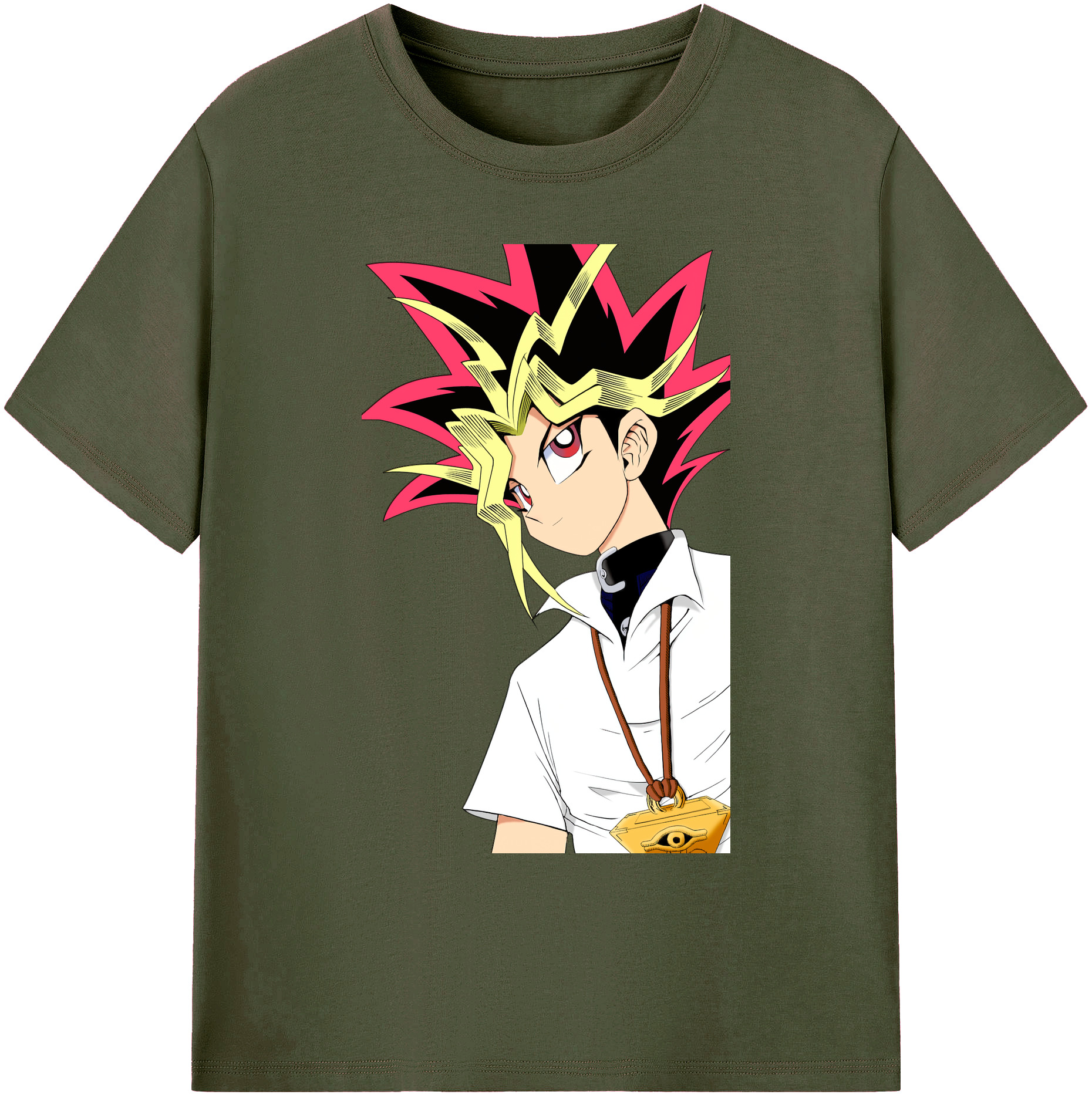 （画像用） 遊☆戯☆王 Yu-Gi-Oh! 綿100％ メンズ半袖Tシャツ｜肌触りやわらか＆通気性